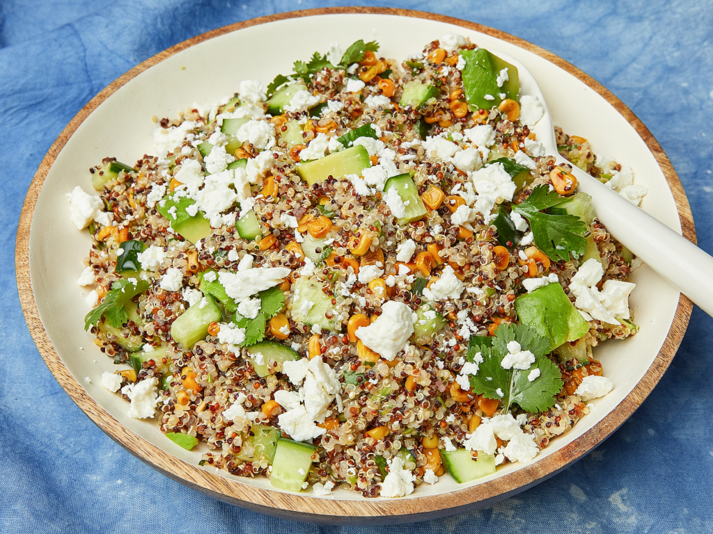 muscle building quinoa sald